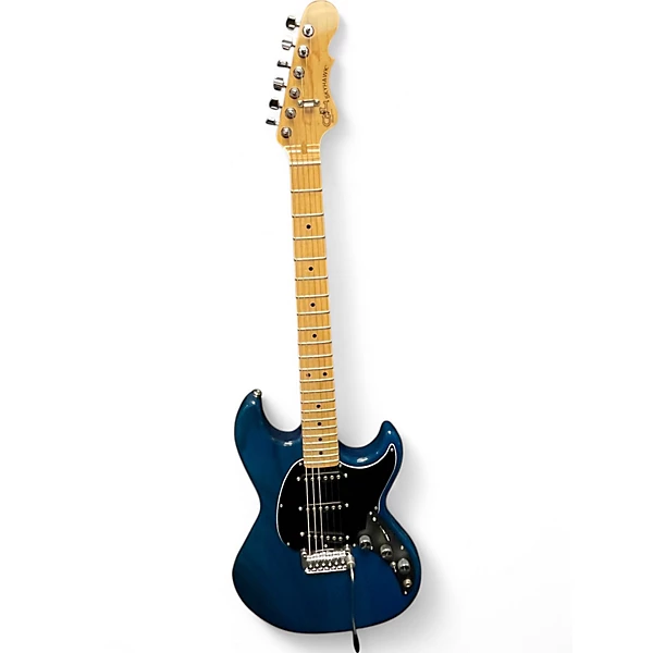 GL Used 2021 GL CLF Research Skyhawk Clear Blue Solid Body Electric Guitar.gc