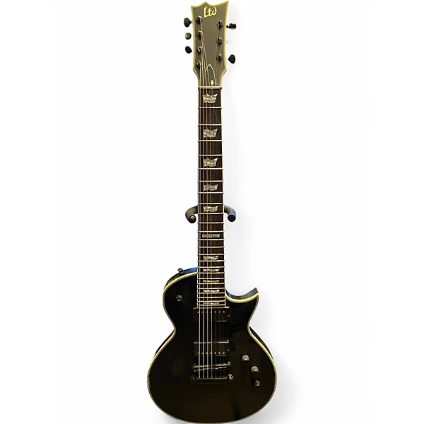 ESP Used ESP LTD EC407 Black Solid Body Electric Guitar