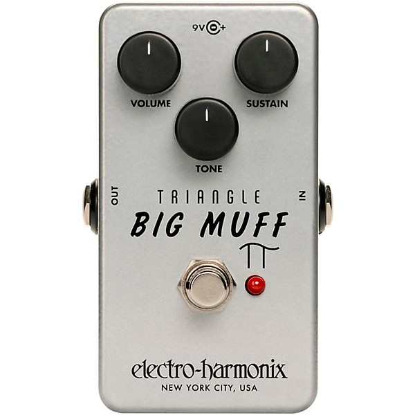 Triangle Big Muff Pi Distortion Sustainer Effects Pedal