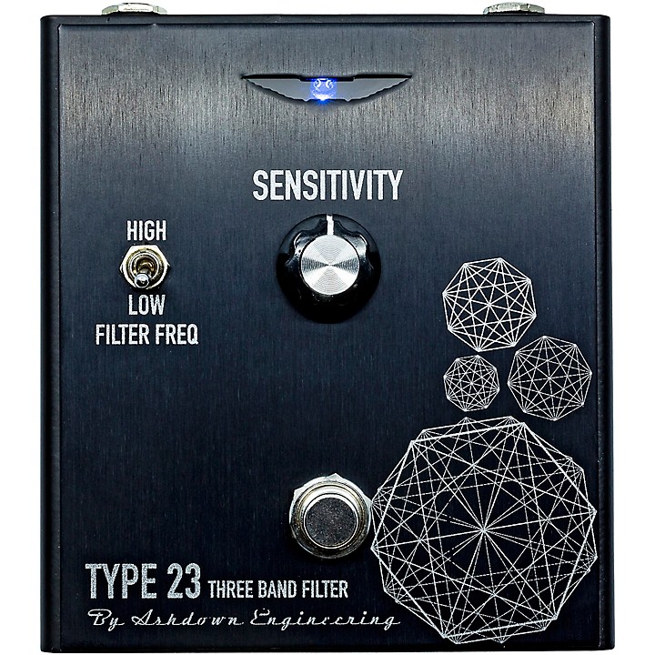 Type 23 Tri Band Bass Filter Effects Pedal Black