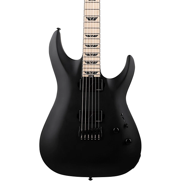 C 1 SLS Custom Maple Fingerboard Electric Guitar Satin Black