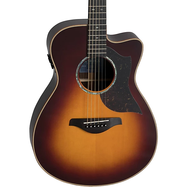 Yamaha AC5R DLX Concert Acoustic Electric Guitar Brown Sunburst