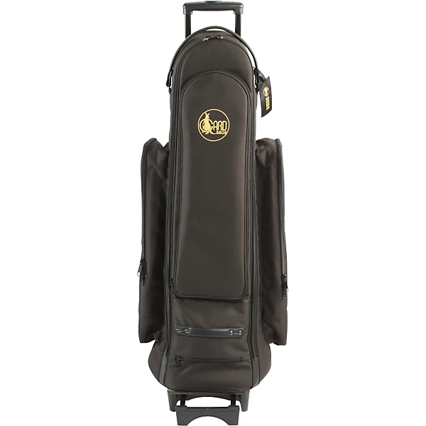 Bass Trombone Wheelie Bag 24 WBFSK Black Synthetic w Leather Trim