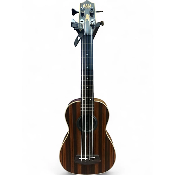 Used Kala Exotic Mahogany U Bass Natural Acoustic Bass Guitar