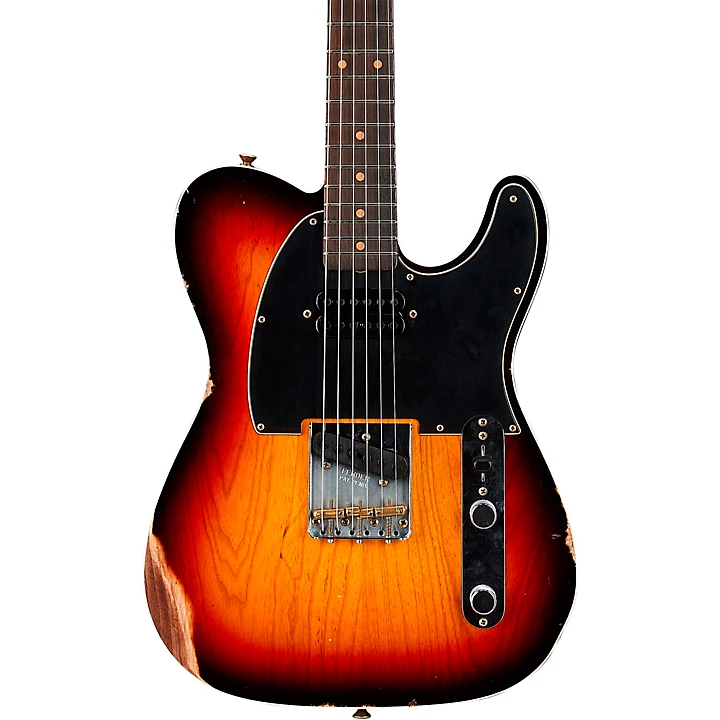 Limited Edition HS Telecaster Custom Relic Electric Guitar 3 Color Sunburst