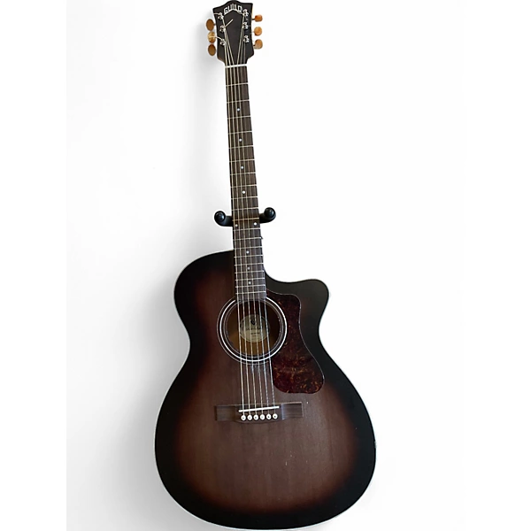 Guild Used Guild 0M 240CE Charcoal Acoustic Electric Guitar.gc