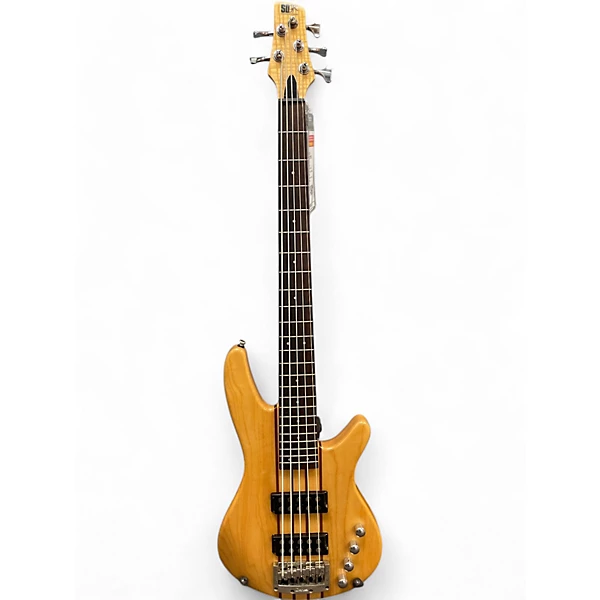 Ibanez Used Ibanez SRX705 5 String Natural Electric Bass Guitar