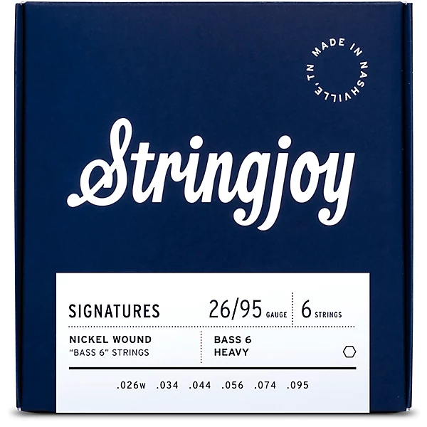 Signatures Bass 6 Nickel Wound Guitar Strings 26 95
