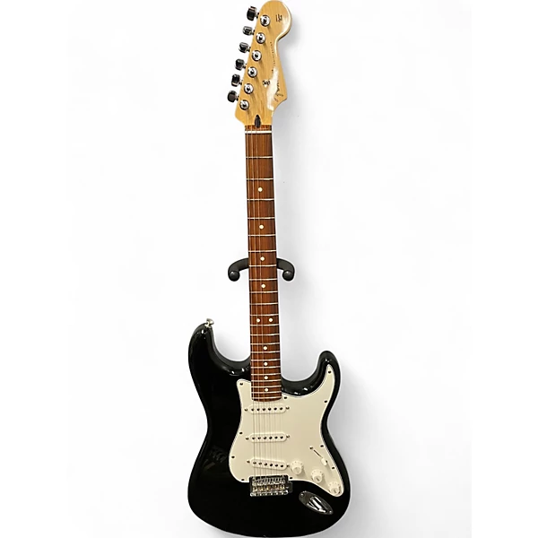 Used 2020 Fender Player Stratocaster Black Solid Body Electric Guitar