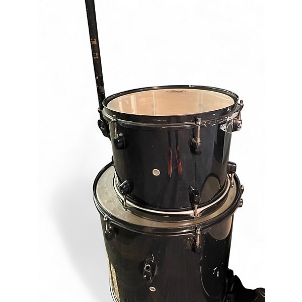 Pearl Used Pearl 2 Piece Forum BLACK Drum Kit.gc