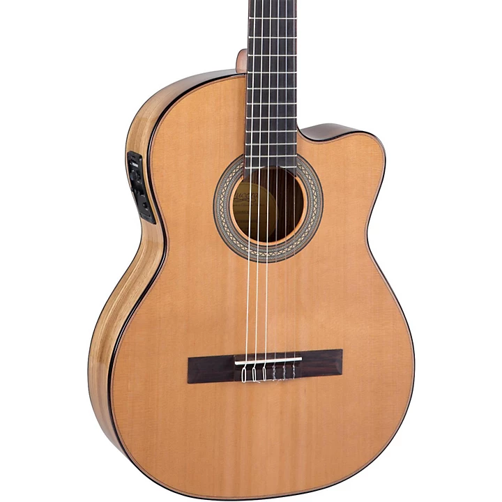LC235SCE Acoustic Electric Exotic Wood Classical Guitar Natural