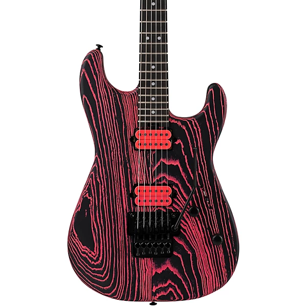 Charvel Pro Mod San Dimas Style 1 HH FR E Ash Electric Guitar Neon Pink Ash