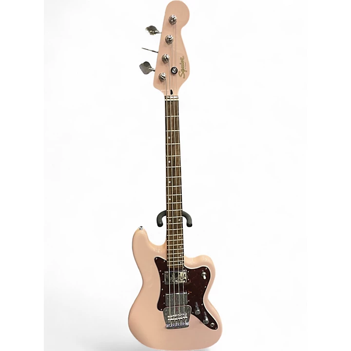 Squier Used Squier Paranormal Rascal Pink Electric Bass Guitar.gc