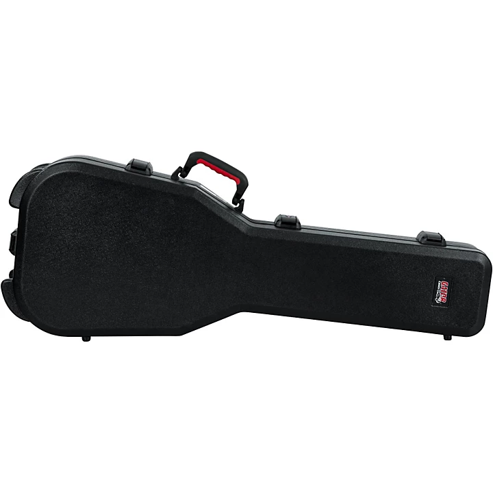 TSA ATA Molded Gibson SG Guitar Case Black Black