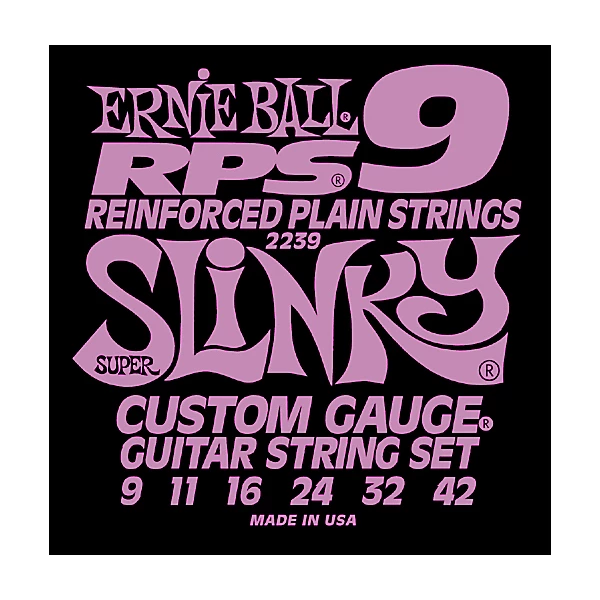 2239 Super Slinky RPS 9 Electric Guitar Strings