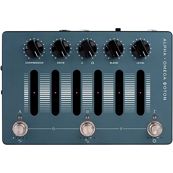 Darkglass Alpha Omega Photon Bass Effects Pedal Blue