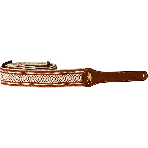 Strap Jacquard Cotton Brown 2 in