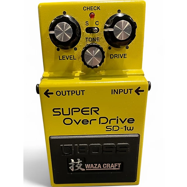BOSS Used BOSS SD1W Super Overdrive Waza Craft Effect Pedal