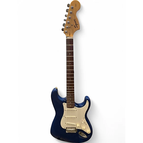 Used Squier Affinity Stratocaster Blue Solid Body Electric Guitar