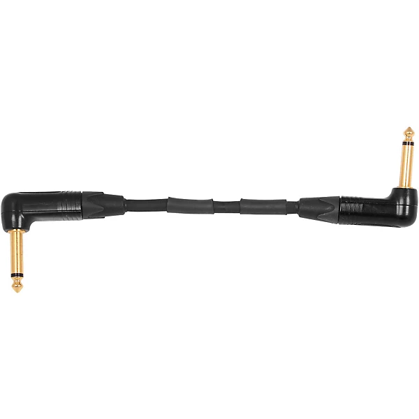 Elite Instrument Patch Cable 6 Angled Angled 6 in Black