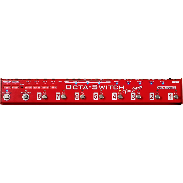 Carl Martin Octa Switch the Strip Red