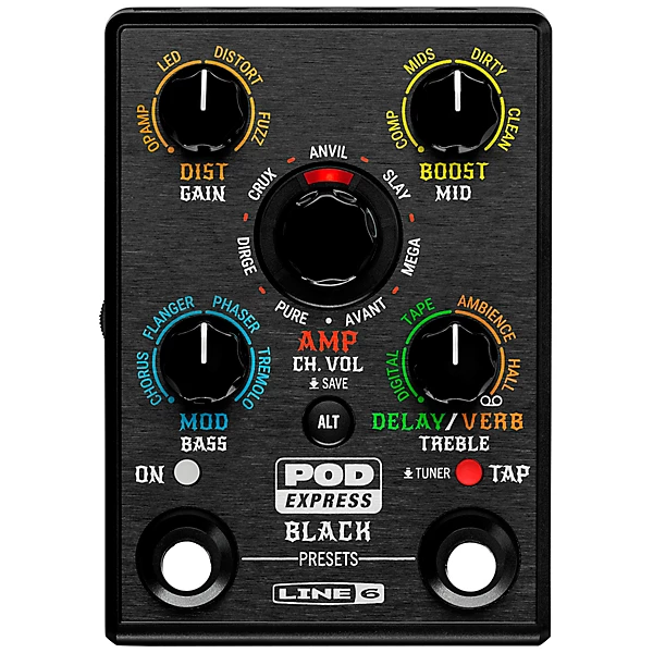 POD Express Black Guitar Effects Pedal