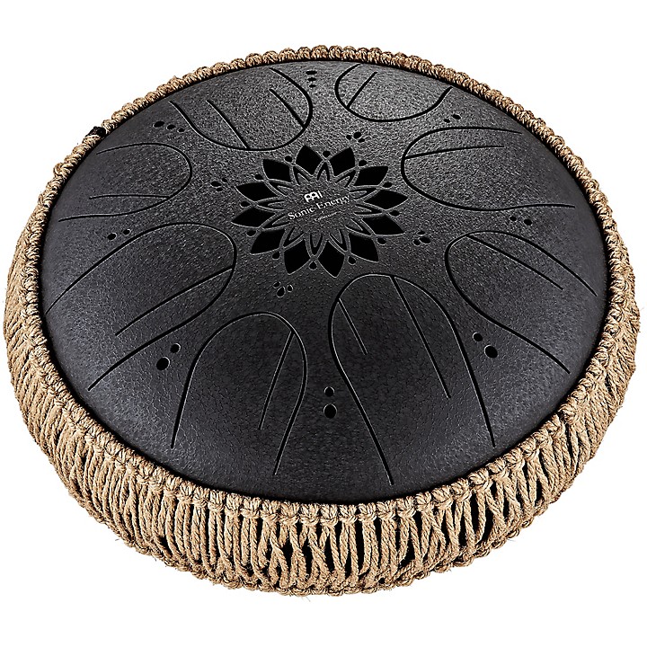 Sonic Energy B Minor Medium Octave Steel Tongue Drum Black