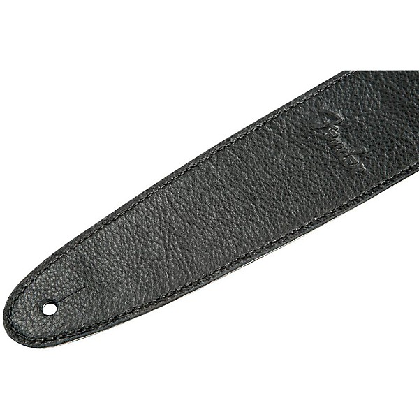 Artisan Leather Guitar Strap Black 25 in