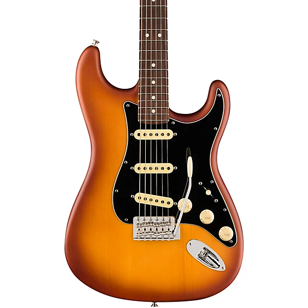 American Performer Timber Stratocaster Spruce Electric Guitar Honey Burst