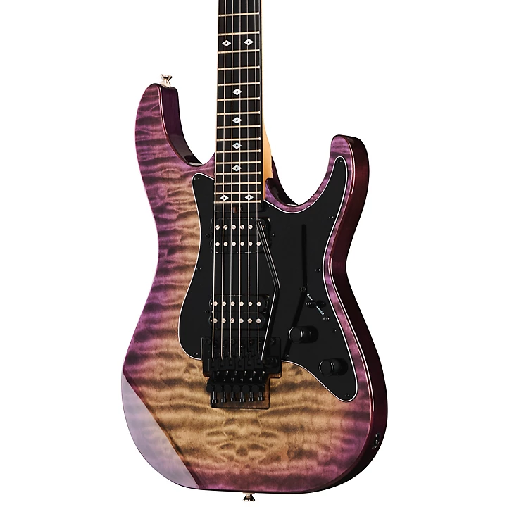 Kramer Volante Quilt HHFR Electric Guitar Ultraviolet Burst