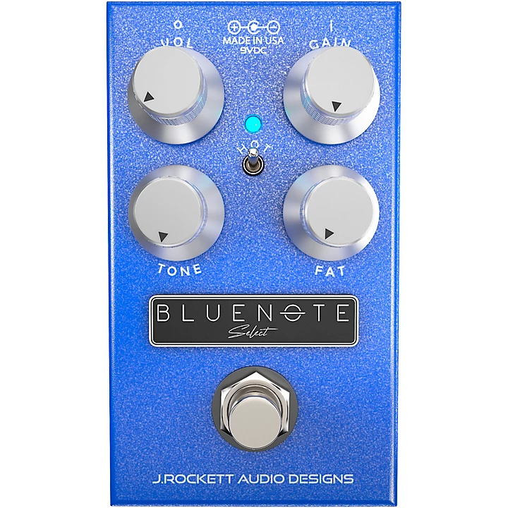 Blue Note Select Overdrive Effects Pedal Blue