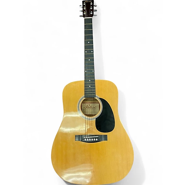 Used Rose HHGUITAR Natural Acoustic Guitar