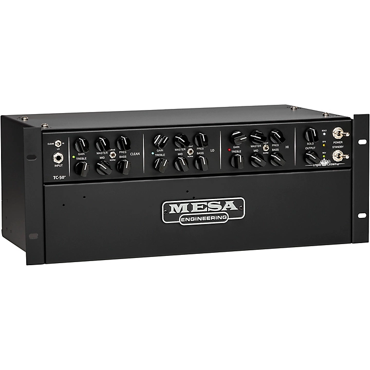 Triple Crown TC 50 Rackmount Guitar Tube Head Black