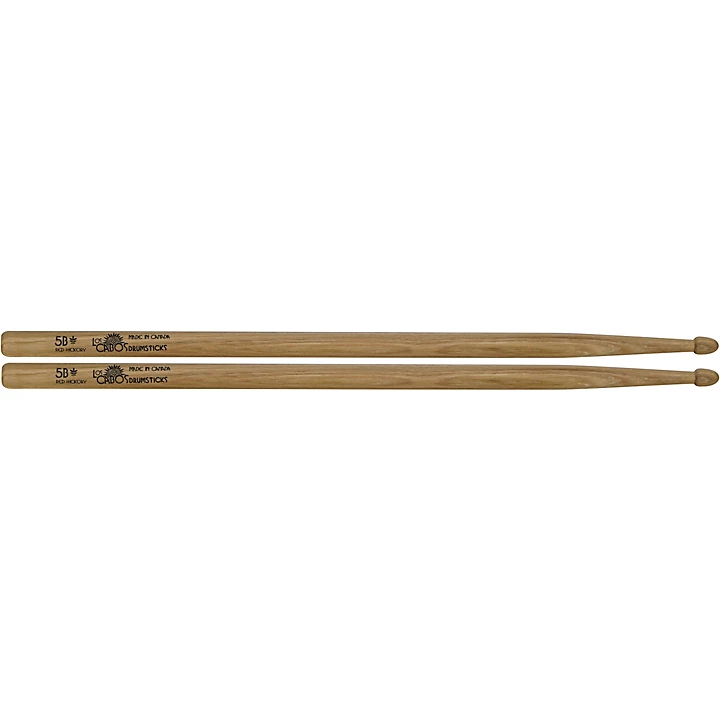 Red Hickory Center Cut Drum Sticks 5B