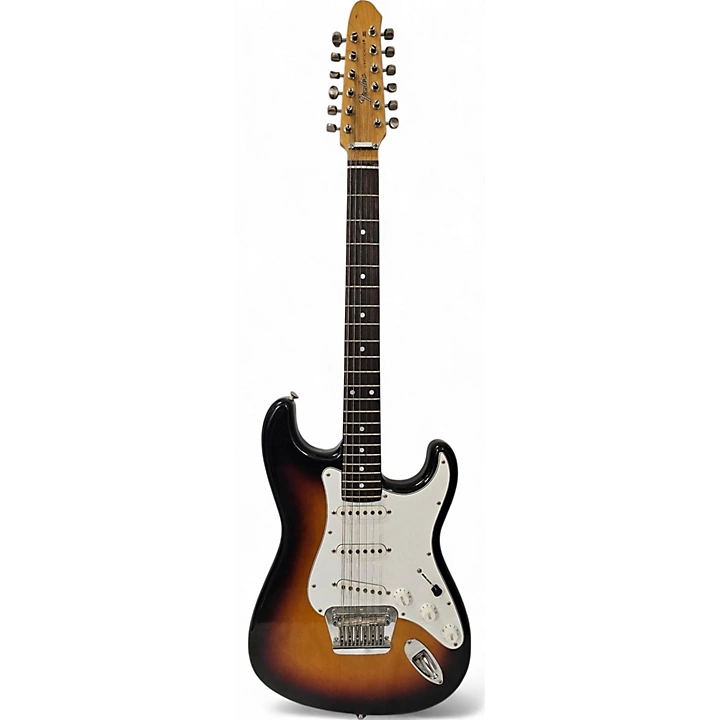 Used Fender STRATOCASTER XII 3 Color Sunburst Solid Body Electric Guitar