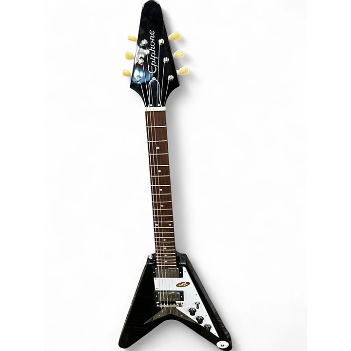 Epiphone Used Epiphone flying V black Solid Body Electric Guitar