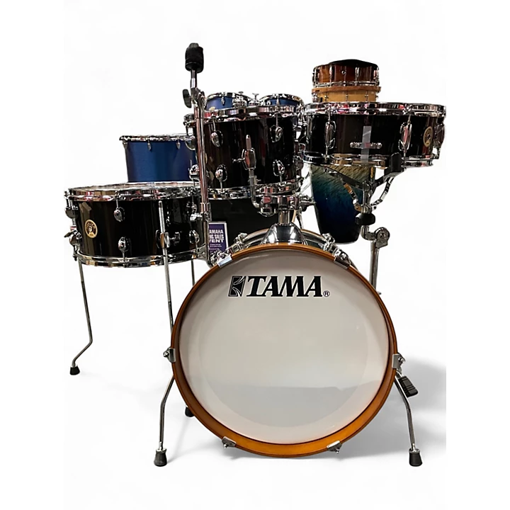 TAMA Used TAMA 4 Piece CLUB JAM Charcoal Drum Kit.gc
