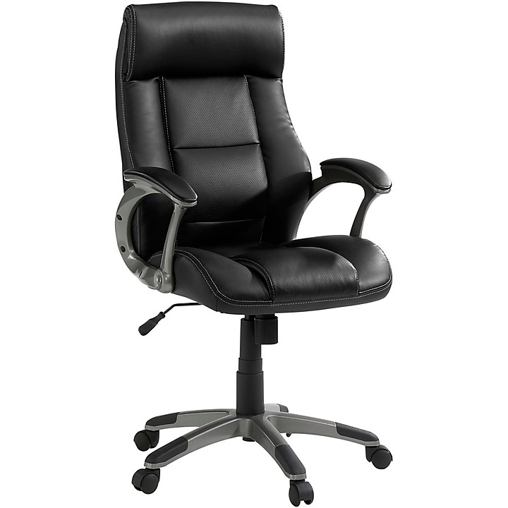 Manager Chair Leather Black