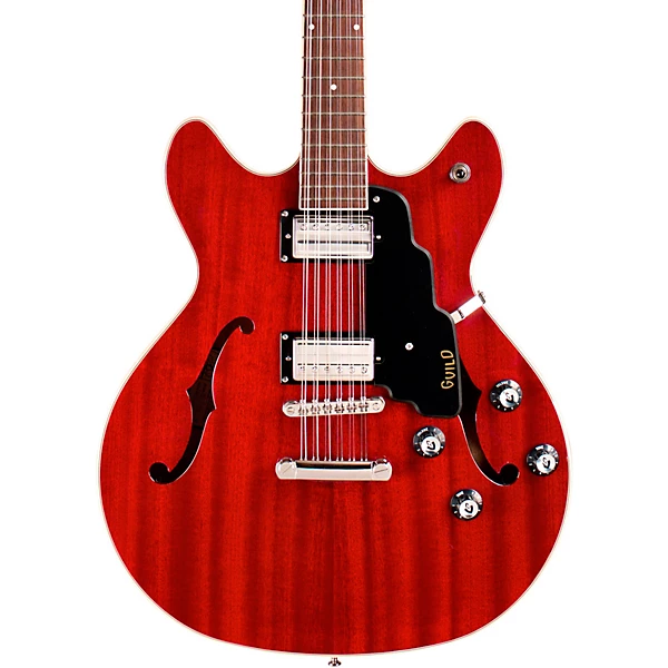 Guild Starfire I 12 12 String Semi Hollow Electric Guitar Cherry Red