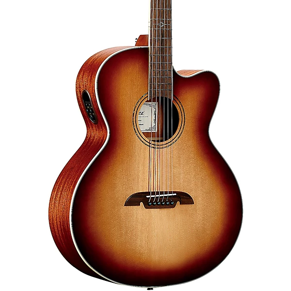 ABT60CE Baritone Acoustic Electric Guitar Shadow Burst