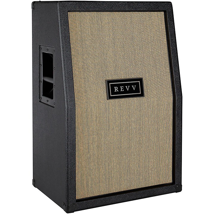 2x12 Slant Vertical Speaker Cabinet Black