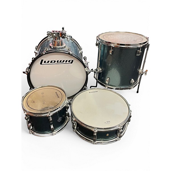 Ludwig Used Ludwig 4 Piece Breakbeats By Questlove Blue Drum Kit