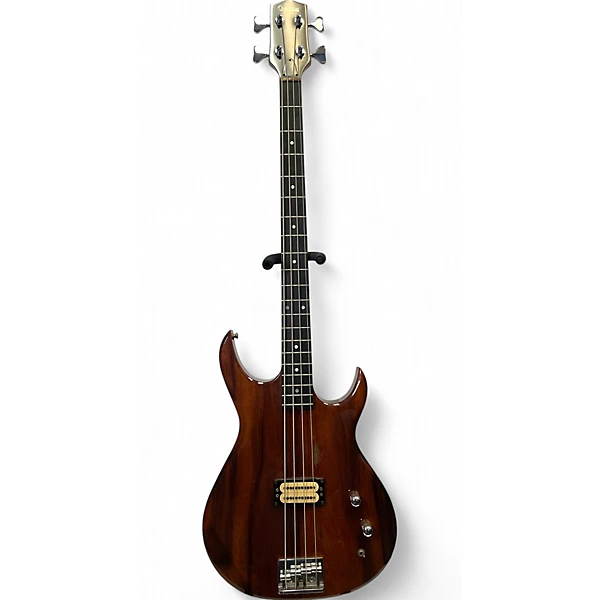 Used 1980s Carvin LB 40 Koa Electric Bass Guitar