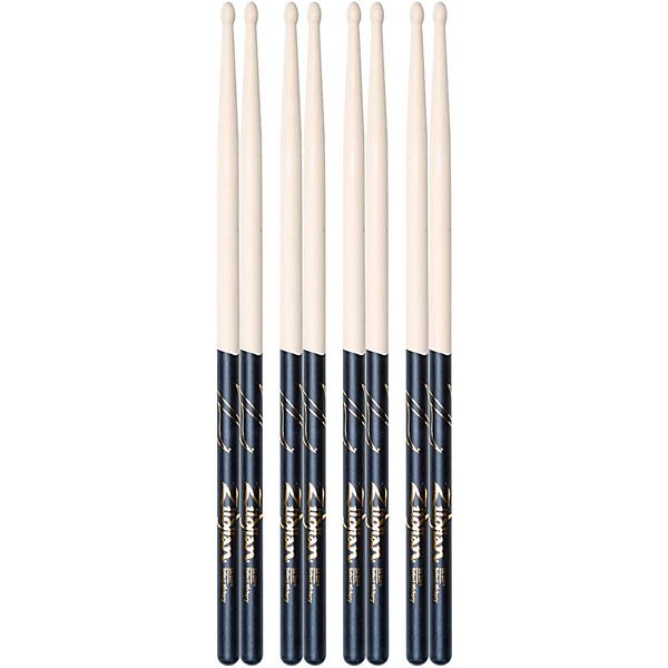 Black DIP Drumsticks Buy 3 Get 1 Free 5A Wood