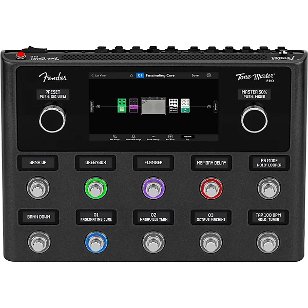 Fender Tone Master Pro Multi Effects Guitar Pedal Black