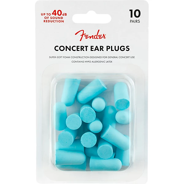 Concert Ear Plugs 10 Pairs Daphne Blue