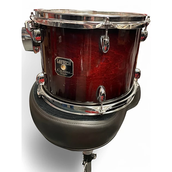 Gretsch Drums Used Gretsch Drums 4 Piece Catalina Maple Gloss Cherry Burst Drum Kit.gc