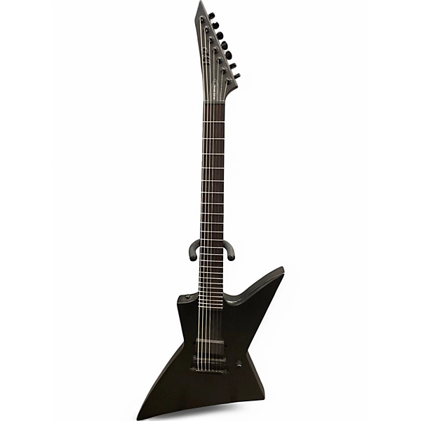 ESP Used ESP LTD EX7 BARITONE Black Baritone Guitars.gc