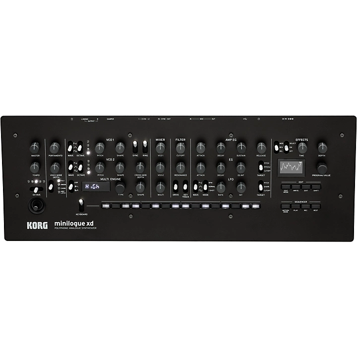 minilogue xd module Keyboard Voice Expander and Desktop Synth Black