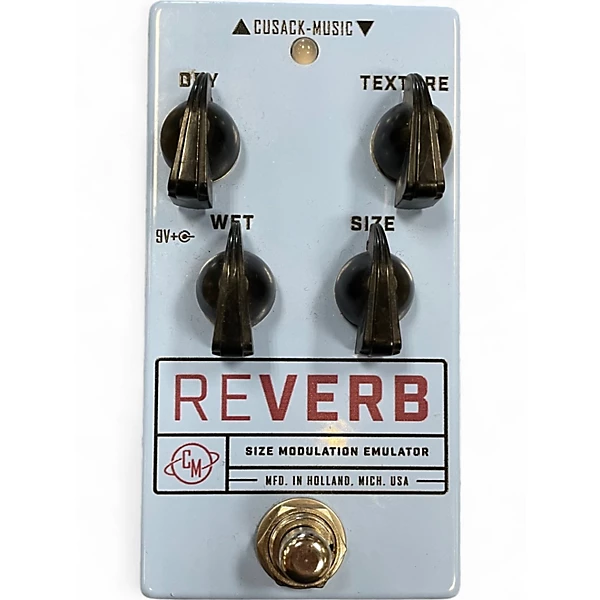 Used Cusack Reverb Effect Pedal Package